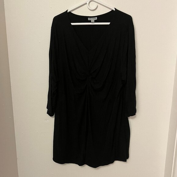 Catherines Blouse Black Size 3X - Picture 1 of 4